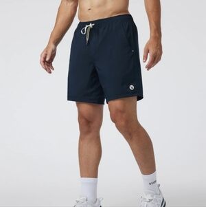 Vuori Kore Lined Shorts Mens Black 7.5" XL Comfort Activewear